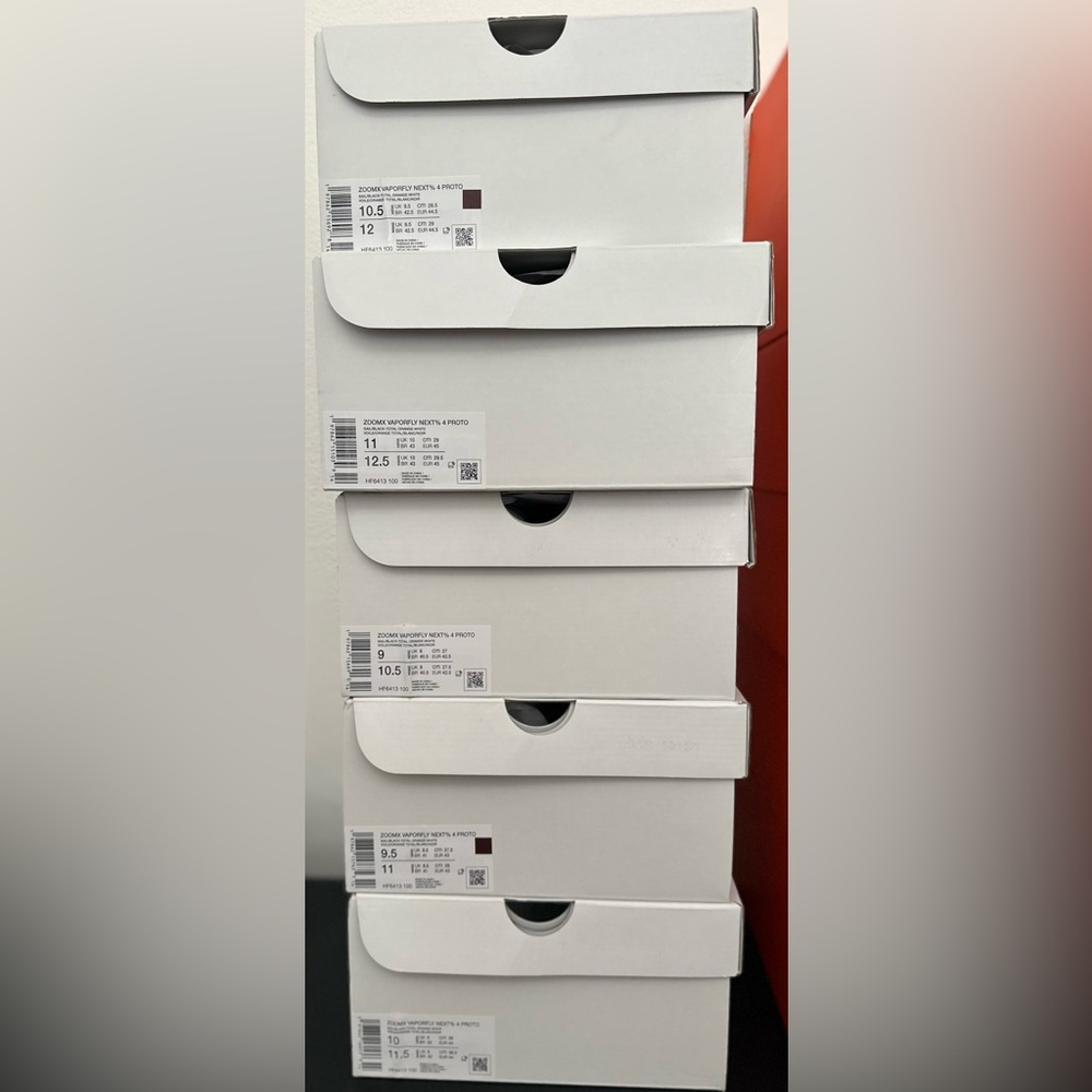 Nike Vaporfly 4 Proto Road Running Shoes HF6413-100 - Picture 3 of 12